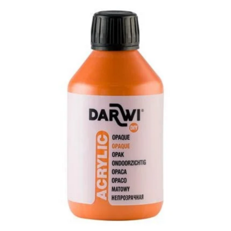 Darwi opaque acrylverf oranje 752 - 250 ml