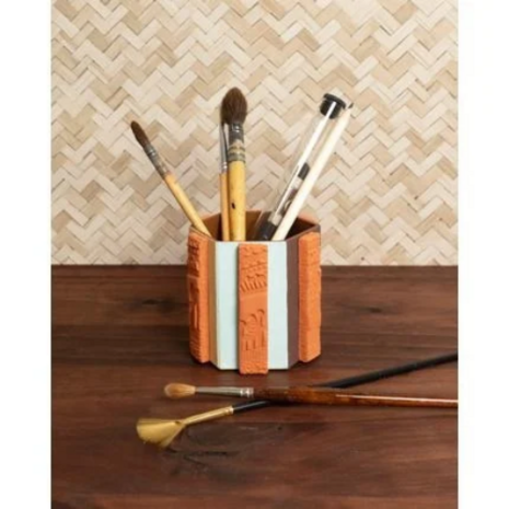 Decoraties gemaakt met Darwi Terracotta boetseerklei foto 2