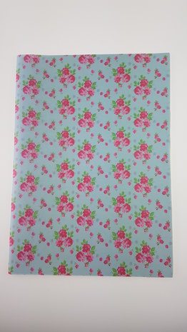 Paperpatch  decoupagepapier Roses Blue