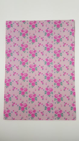 Paperpatch  decoupagepapier Roses Pink