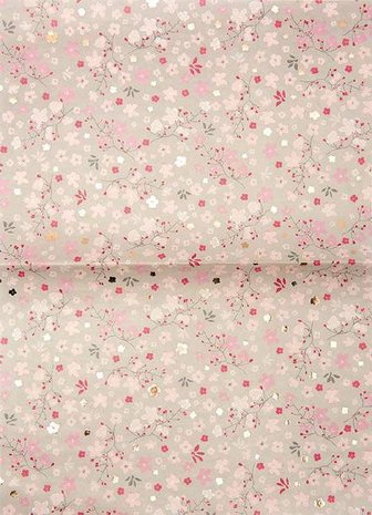 Paperpatch  decoupagepapier Cherry Blossoms hot foil