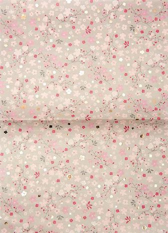 Paperpatch  decoupagepapier Cherry Blossoms hotfoil