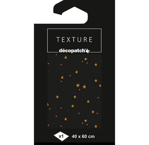 Texture Decopatch papier Nacht van de sterren hotfoil XL