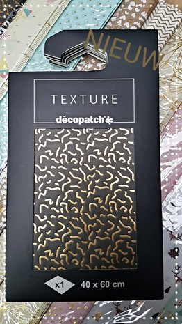 Texture Decopatch papier Gouden Slingers hotfoil XL