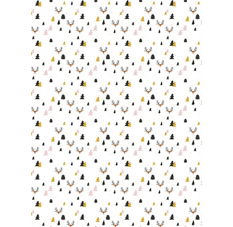 Texture Decopatch papier Het Bos hotfoil XL