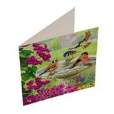 Crystal Card kit diamond painting Birds 18 x 18 cm