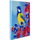 Crystal Art kit Christmas Bird (full) 30 x 30 cm