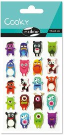 COOKY 3D STICKERS MONSTERS