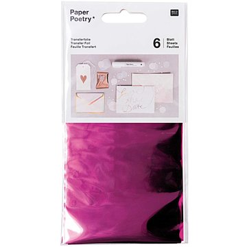 Paper Poetry Transferfolie Pink