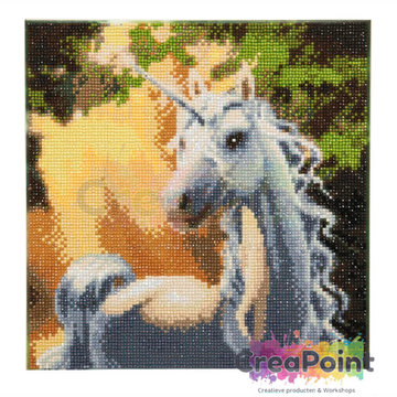 Crystal Art kit Sunshine Unicorn 30 x 30 cm