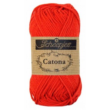 115 HOT RED Scheepjes Catona 10 gram