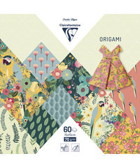 Origami papier Kiribati, 60 vel 70g 15 x 15 cm - met motief