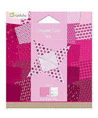 Origami Mini 12x12cm - ROZE met motief