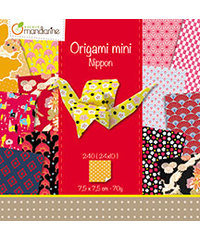Origami Mini, Nippon - 7,5 x 7,5 cm. met motief