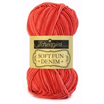 505 SCHEEPJES SOFTFUN DENIM - ROOD 50 gram