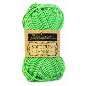 506 SCHEEPJES SOFTFUN DENIM - GROEN 50 gram