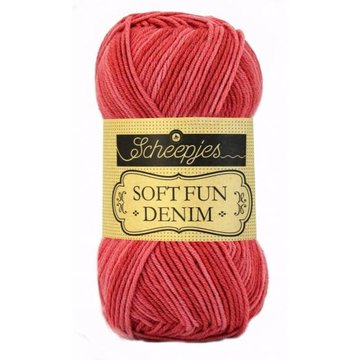 514 SCHEEPJES SOFTFUN DENIM - ROOD 50 gram