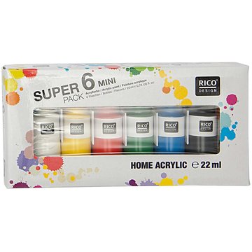 Acrylverf SUPER 6 PACK MINI HOME ACRYLIC