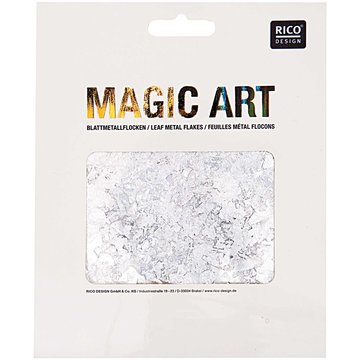 RICO DESIGN MAGIC ART BLADMETAALVLOKKEN ZILVER 1GR