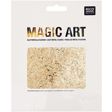 RICO DESIGN MAGIC ART BLADMETAALVLOKKEN GOUD 2GR