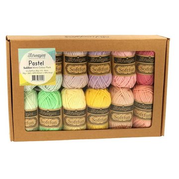 Scheepjes Softfun Colour Pack Pastel 65705 12x20gr