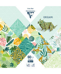 Origami papier Exotisch, 60 vel 70g 15 x 15 cm - met motief