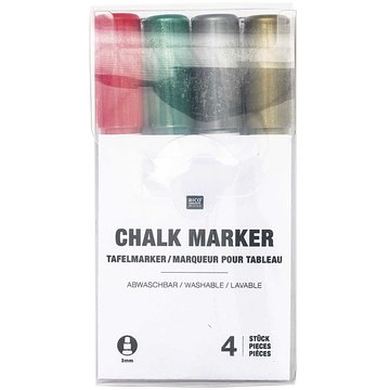 Chalk marker Krijtstiftenset Celebration 4 stuks