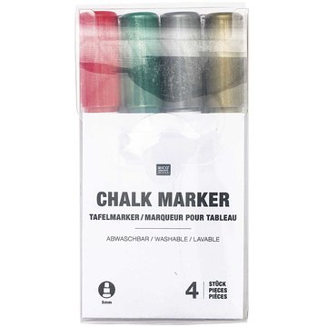 Chalk marker Krijtstiftenset Celebration 4 stuks