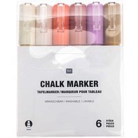 Chalk marker Krijtstiftenset Nature 6 stuks