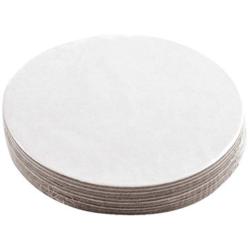 RICO DESIGN BIERVILTJES WIT ROND 10 STUKS
