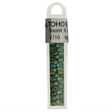 TOHO GLASKRALEN ROND 8-0 TH8-710 GROEN