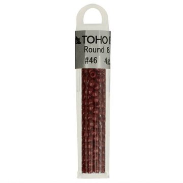 TOHO GLASKRALEN ROND 8-0 TH8-0046 BRUIN ROOD