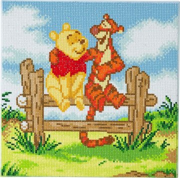 Crystal Art kit Disney Pooh and Tigger (full) 30 x 30 cm