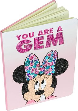 Crystal Art kit Notebook schrift Disney Classic Minnie 26 x 19 cm
