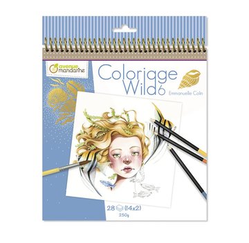 Coloriage Wild Colouring Book deel 6 by Emmanuelle Colin spiraal gebonden