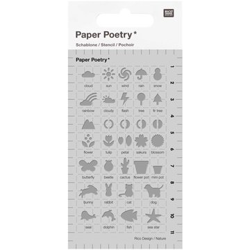 PAPER POETRY BULLET DIARY DAGBOEK SJABLOON OUTDOOR 7x12CM