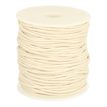 KOORD WAX 2.00MM - 089 - CREME