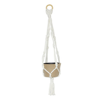 Bloempot Hangpot Macramé hanger groot