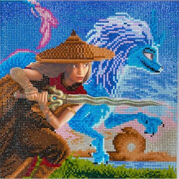 Crystal Art kit Disney Raya & Sisu (partial) 30 x 30 cm