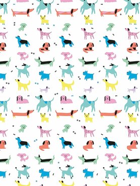 Decopatch papier Dogs FLUO