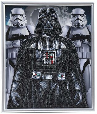 Crystal Art Star Wars DARTH VADER SILVER PHOTO FRAME 21 x 25 cm (partial)