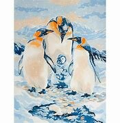 Schilderen op nummer Penguin Family (Junior Small/33x24cm) Royal & Langnickel.