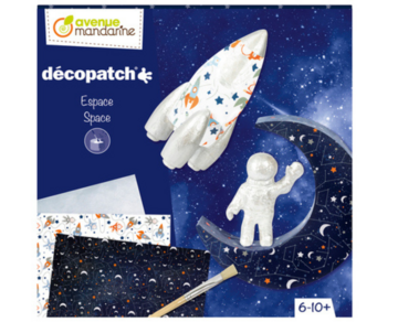 Avenue Mandarine Decopatch Space Kit creatieve 8-delige set