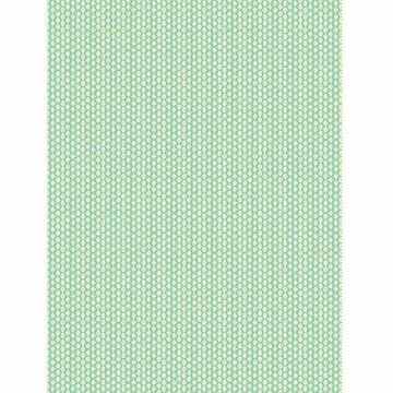 Decopatch papier retro ruitjespatroon  groen OP=OP