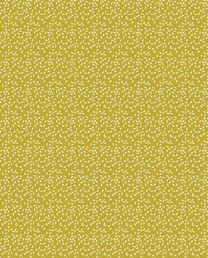 Texture Decopatch papier goudkleurig met witte blaadjes hotfoil