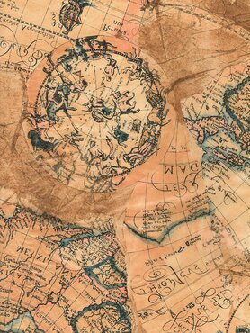 Decopatch papier Vintage Worldmap