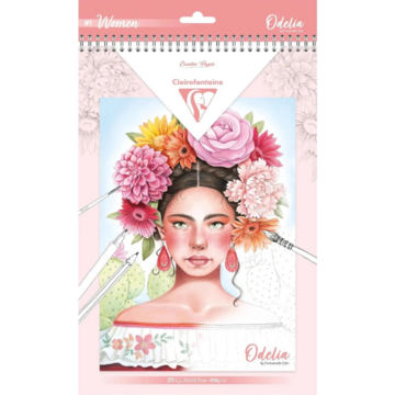 Odelia kleurboek volwassenen - thema women -