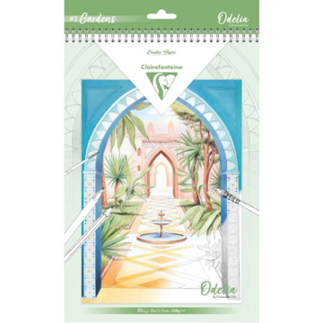 Odelia kleurboek volwassenen - thema gardens -
