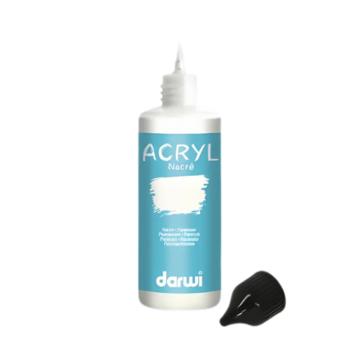 DARWI parelmoer acrylverf wit