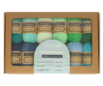 Scheepjes Softfun colour pack Ocean Breeze